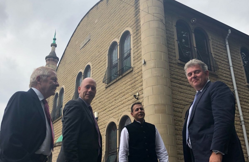 Brandon Lewis MP in Dewsbury