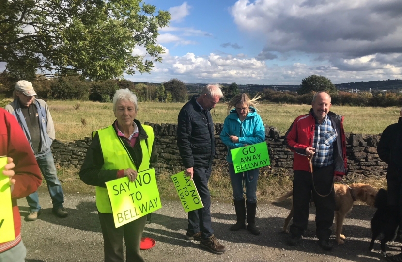 No Way Bellway Campaign in Mirfield