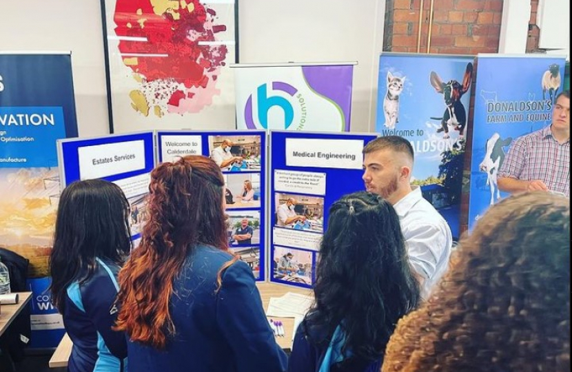 Mark Eastwood apprenticeships fair2