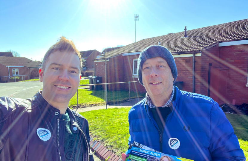 Mark Eastwood MP campaigning in Birmingham