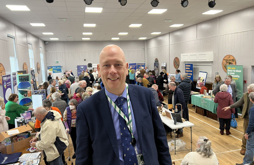 Mark Eastwood MP at Denby Dale Pie Hall