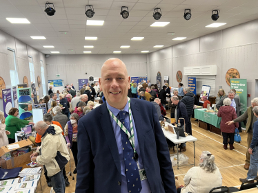 Mark Eastwood MP at Denby Dale Pie Hall