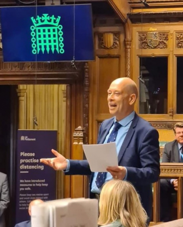 Mark Eastwood MP Speaking in Parliament